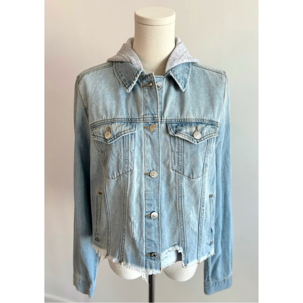 Forever 21 Cropped Denim Jacket